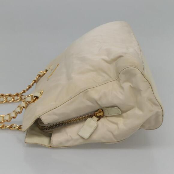PRADA Shoulder Bag Nylon Beige - Picture 4 of 13